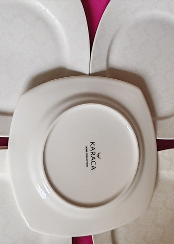 Karaca Beyaz Gri Tabak Seti - Görsel 5