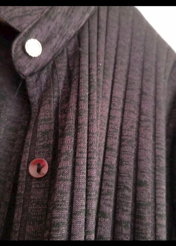 Uzun Piliseli Kadın  hırka - Görsel 2