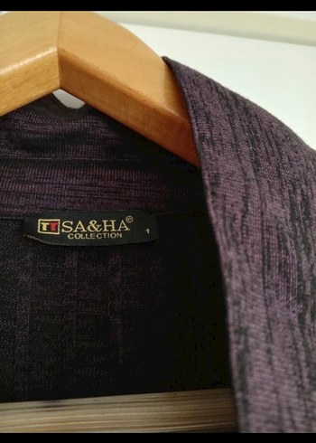 Uzun Piliseli Kadın  hırka - Görsel 3