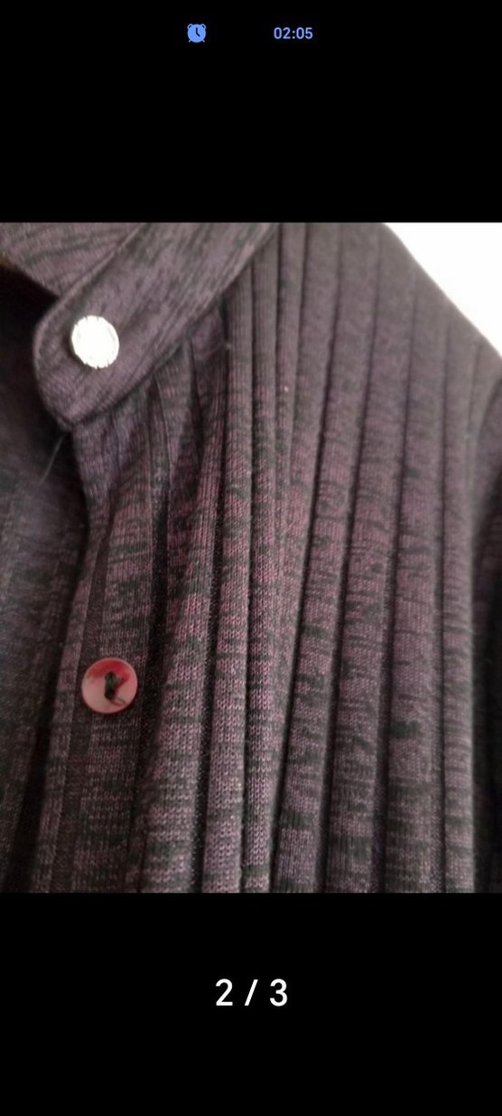 Uzun Piliseli Kadın  hırka - Görsel 2