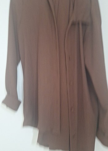 Kahverengi Keten Kadın Takım Elbise - Görsel 11