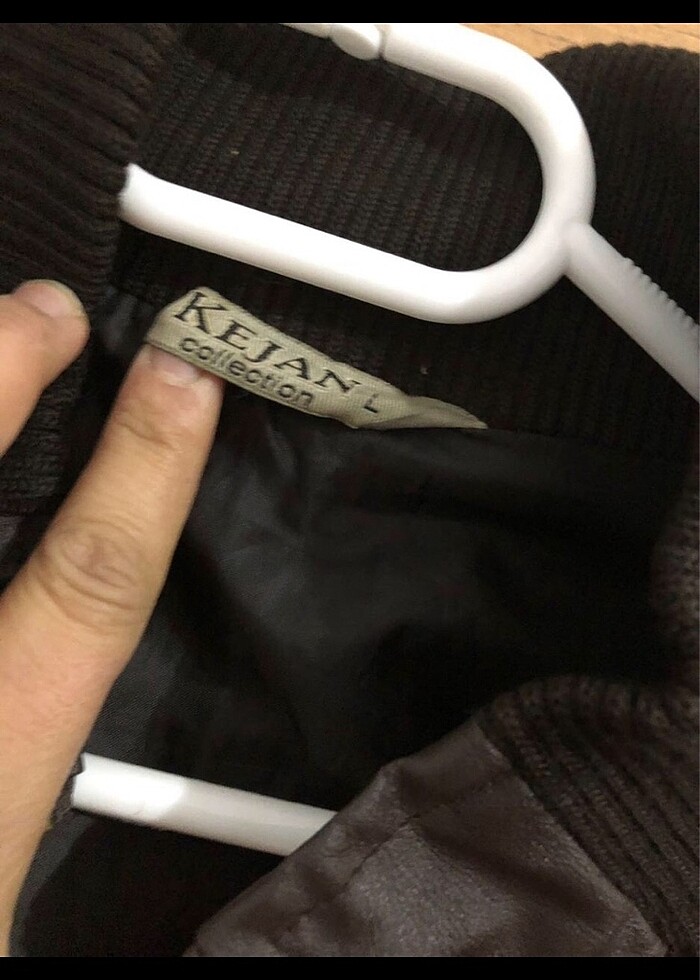 Suni deri ceket - Görsel 3