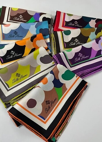 Silk & Cashmere Silkhome twil ipek eşarp