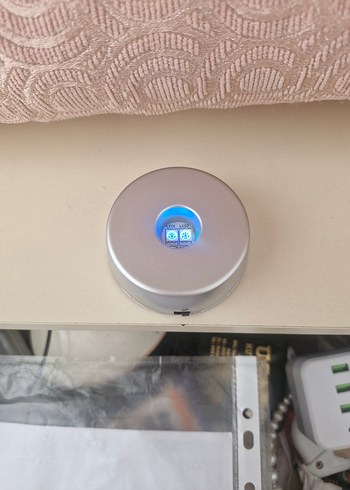 kar küresi Bej Desenli Mini Gece Lambası - Görsel 2