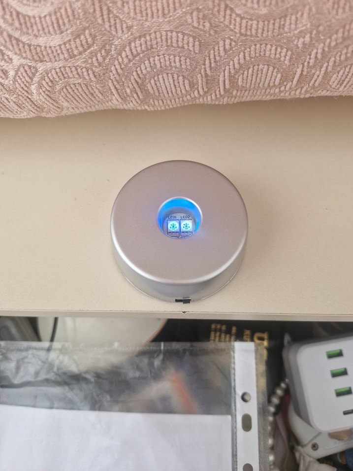 kar küresi Bej Desenli Mini Gece Lambası - Görsel 2