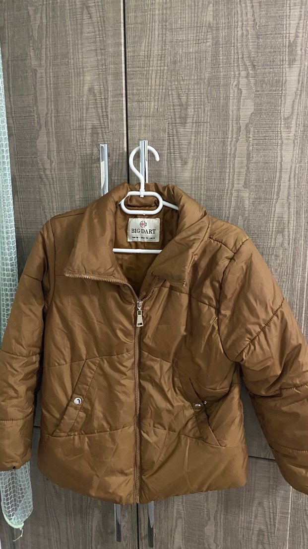 Kahverengi Kadın Mont - Görsel 2