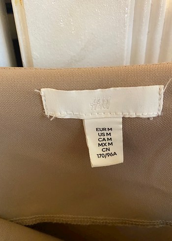 bej midi kadin elbise - Görsel 3