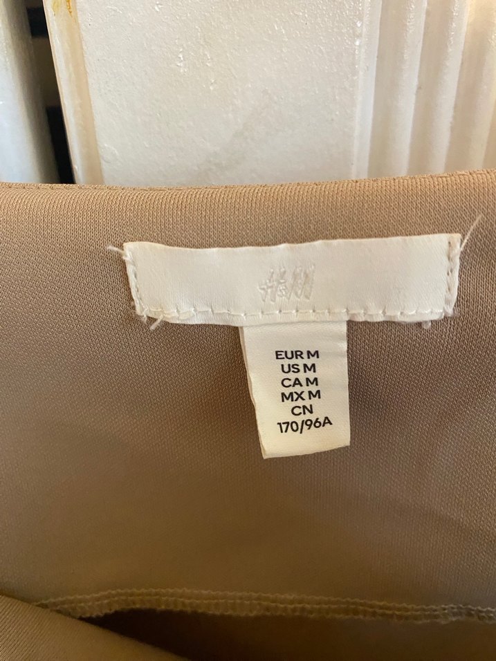 bej midi kadin elbise - Görsel 3