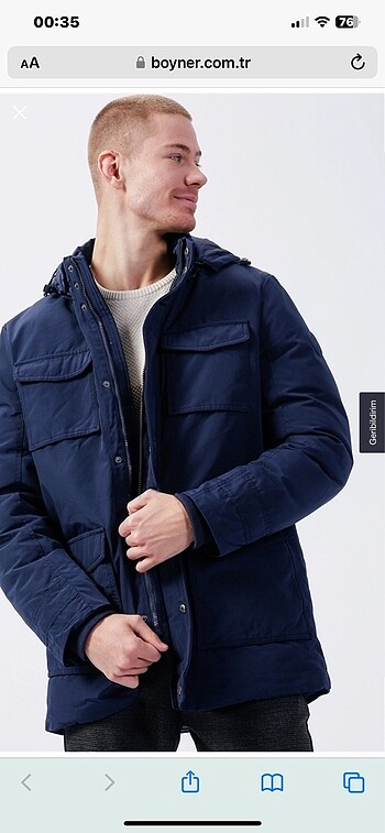 Us polo erkek mont 48bedendir - Görsel 3