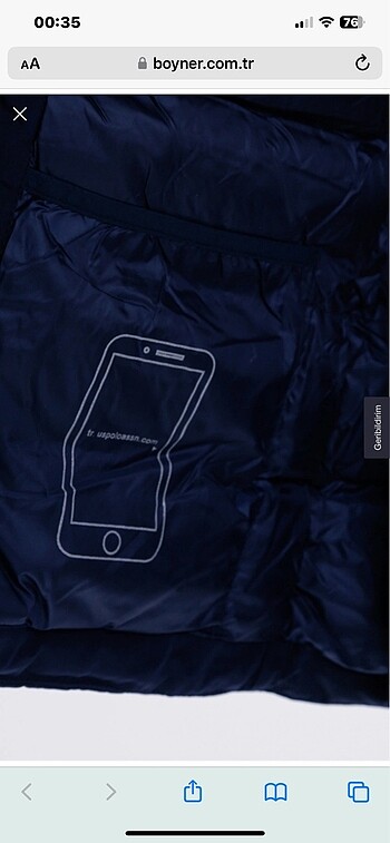 Us polo erkek mont 48bedendir - Görsel 5