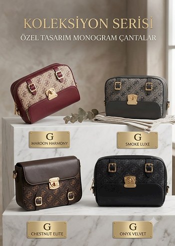 Diğer Monogramli Sik Capraz Canta