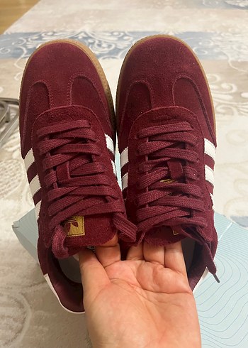 Adidas Bordo Süet Kadın Spor Ayakkabı