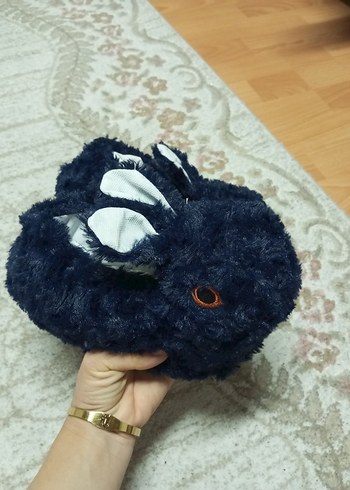 Kız Peluş Tavşanlı Ev Terlik panduf - Görsel 14