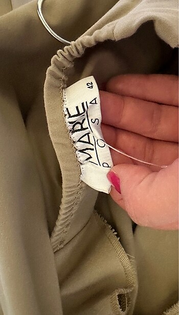 xl Beden camel Renk Maria posa 42 beden elbise