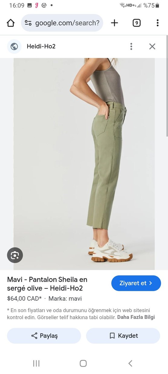 Mavi marka Kadın Pantolon - Görsel 2