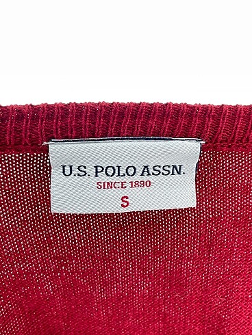 s Beden kırmızı Renk U.S Polo Assn. Hırka %70 İndirimli.