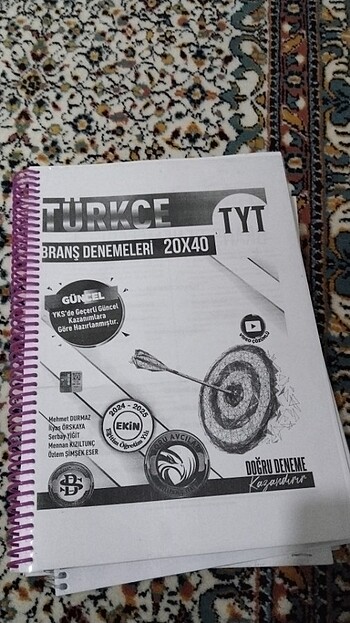 Bilgi sarmal yayınları tyt Türkçe denemeleri 