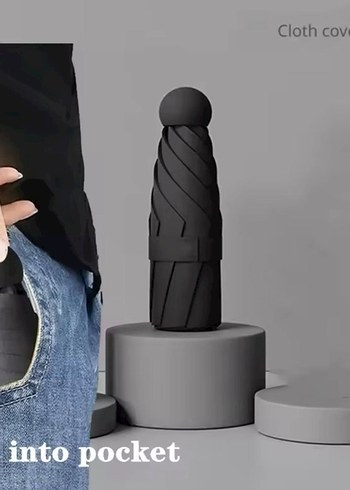 Çanta boy mini şemsiye - Görsel 3