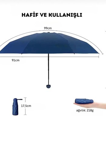 Çanta boy mini şemsiye - Görsel 4