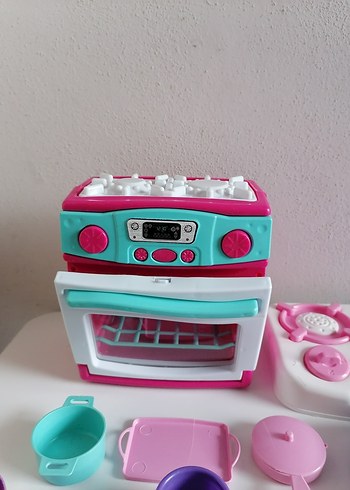 Renkli Oyuncak Mutfak Seti ve Aksesuarları - Görsel 6