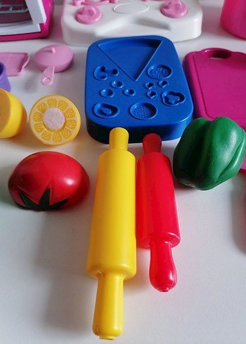 Renkli Oyuncak Mutfak Seti ve Aksesuarları - Görsel 4