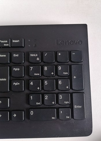 Siyah Lenovo Kablosuz Klavye - Görsel 3