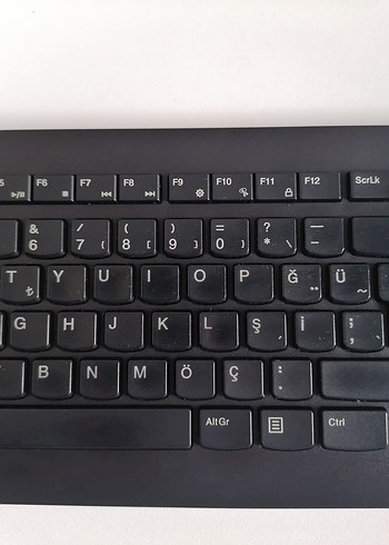 Siyah Lenovo Kablosuz Klavye - Görsel 2