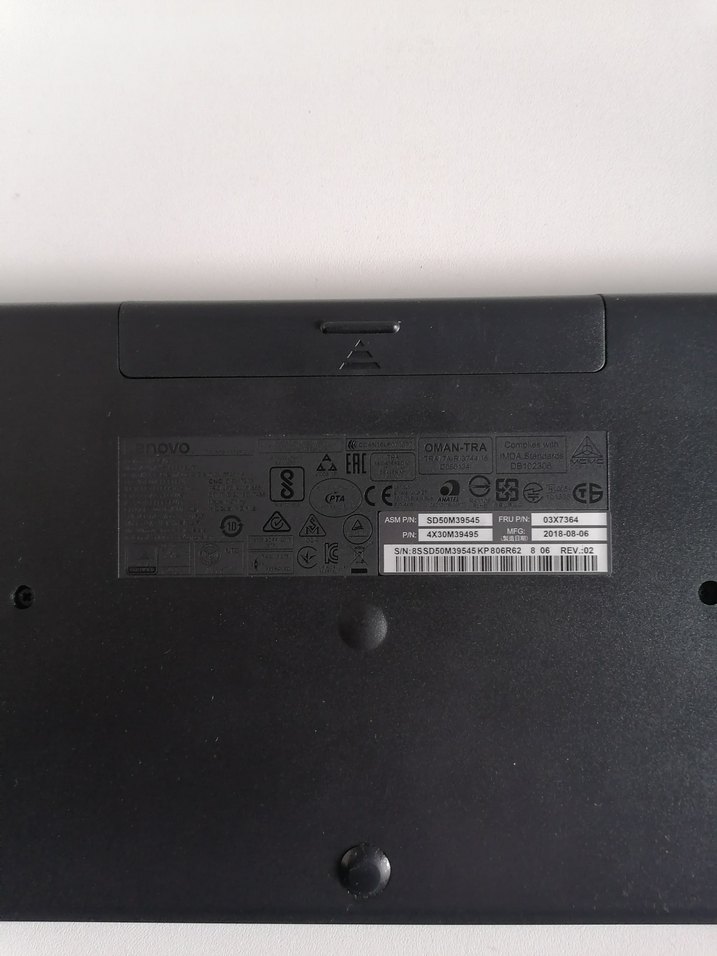 Siyah Lenovo Kablosuz Klavye - Görsel 4