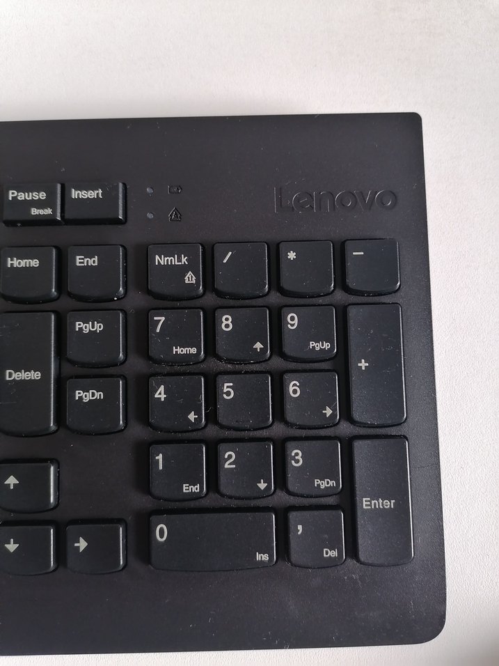 Siyah Lenovo Kablosuz Klavye - Görsel 3