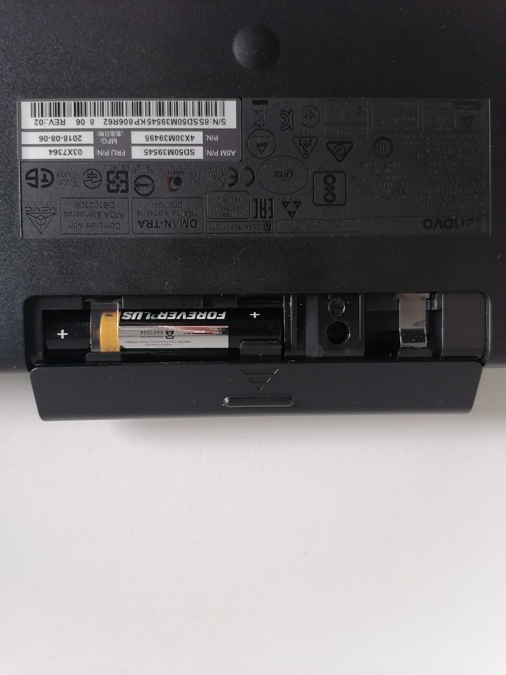 Siyah Lenovo Kablosuz Klavye - Görsel 5