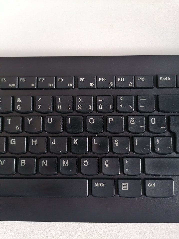 Siyah Lenovo Kablosuz Klavye - Görsel 2