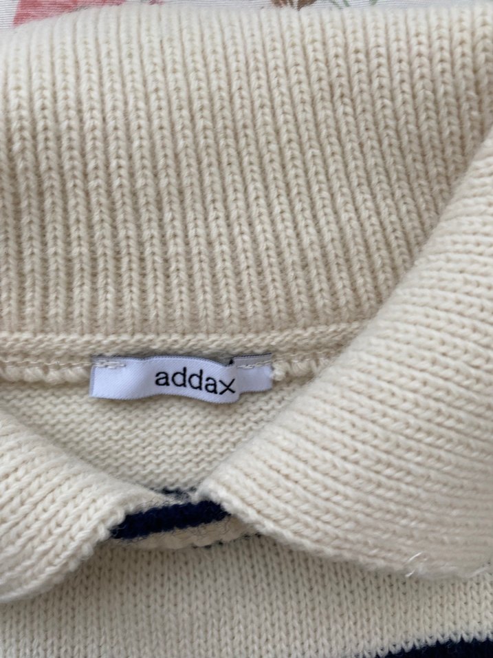 Çizgili Örgü Kadın Kazak - Görsel 2