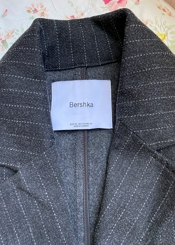 Çizgili Antrasit Kaban - Görsel 2