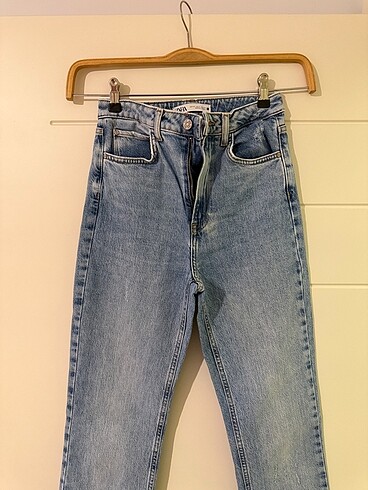 xs Beden mavi Renk Zara flare paça pantalon