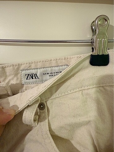 34 Beden Zara düz kesim jean