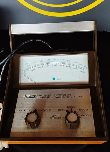 Koleksiyonluk vintage tachometre