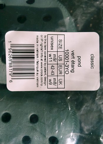 Crocs Erkek Mint yeşili sandalet - Görsel 7