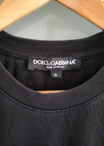 DOLCE GABBANA SİYAH LOGOLU T-SHİRT - Görsel 3