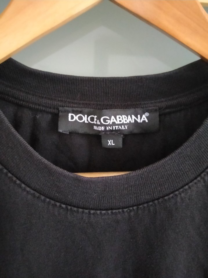 DOLCE GABBANA SİYAH LOGOLU T-SHİRT - Görsel 3