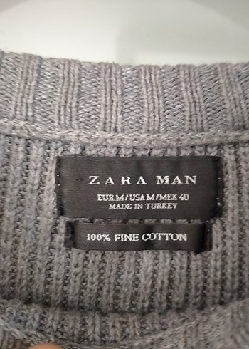 ZARA PAMUKLU FÜME ERKEK TRİKO - Görsel 4