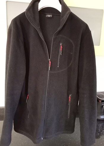 Fermuarlı Siyah Erkek Sweatshirt - Görsel 3