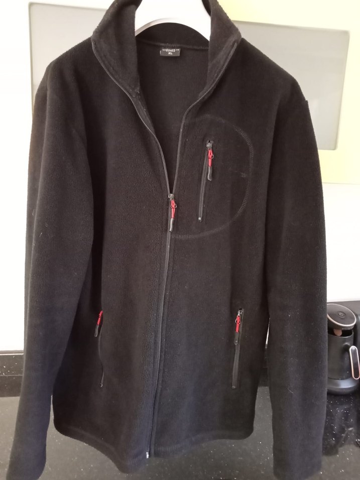 Fermuarlı Siyah Erkek Sweatshirt - Görsel 3