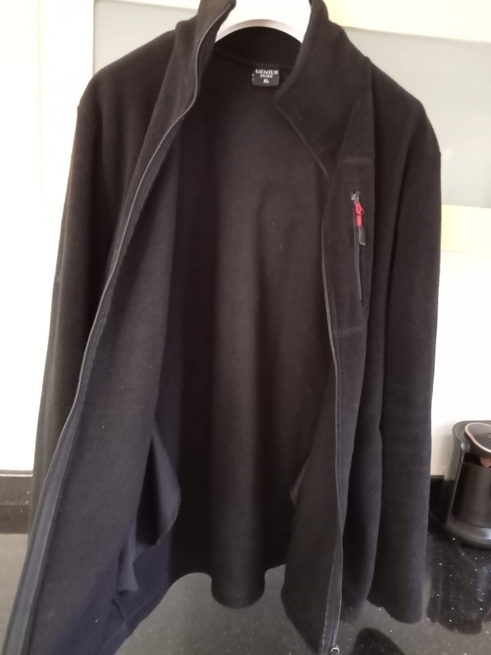 Fermuarlı Siyah Erkek Sweatshirt - Görsel 2