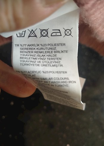 Gül Kurusu Karmen Yaka Salaş Kadın Kazak - Görsel 11