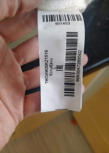 Ekru Karmen yaka Triko - Görsel 8