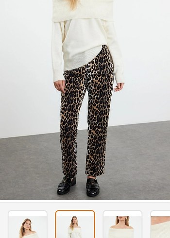 Ekru Karmen yaka Triko - Görsel 4