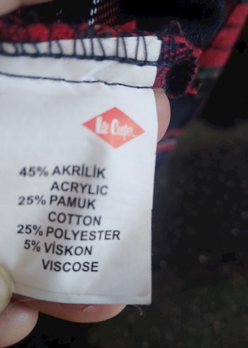 LEE COOPER ERKEK KIŞLIK EKOSE GÖMLEK - Görsel 6