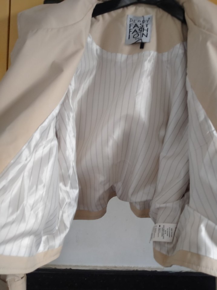 Bej Kemerli Kadın Kısa Tenç Crop - Görsel 5