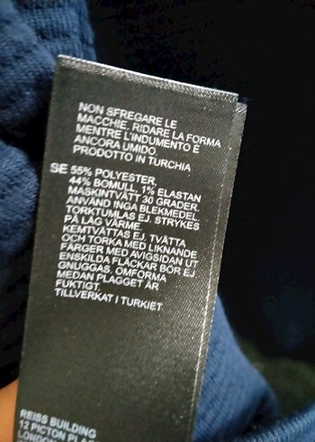 REİSS Lacivert Örgü Erkek Sweatshirt - Görsel 5