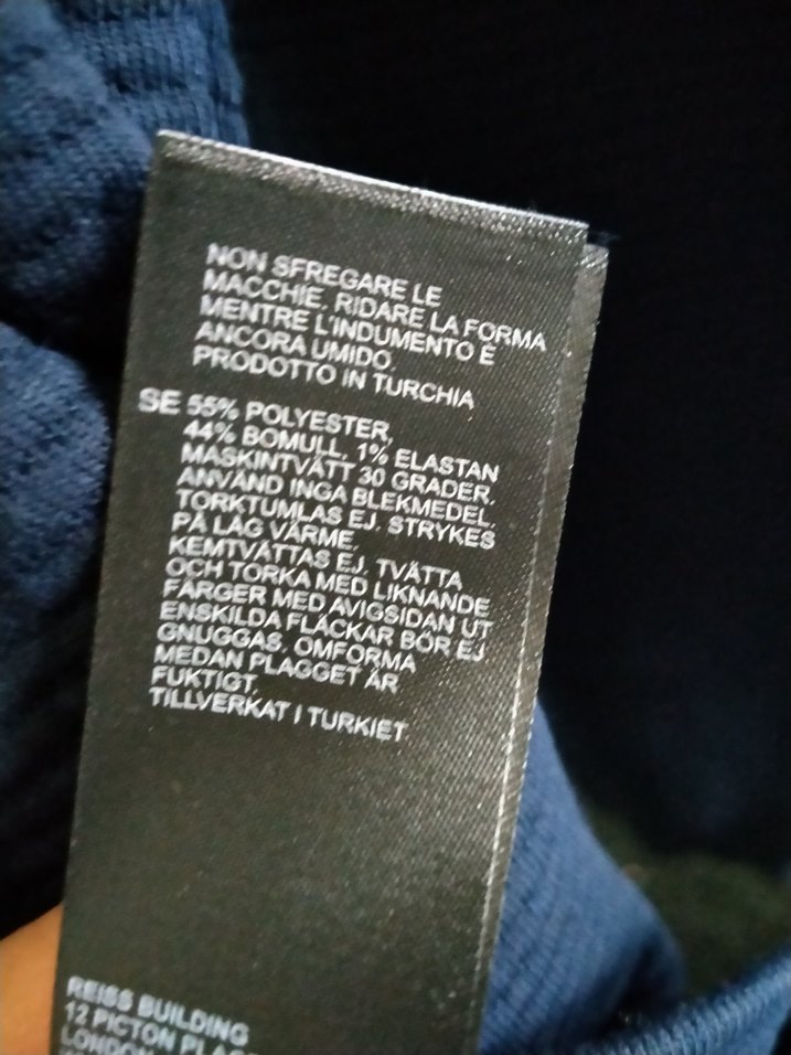 REİSS Lacivert Örgü Erkek Sweatshirt - Görsel 5